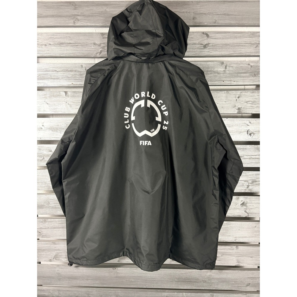 FIFA Club World Cup 2025 Windbreaker Rain Jacket Mens 4XL Full Zip Hooded shirt